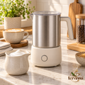 Electric Milk Frother Set main image with transparent Tervinna logo at lower right