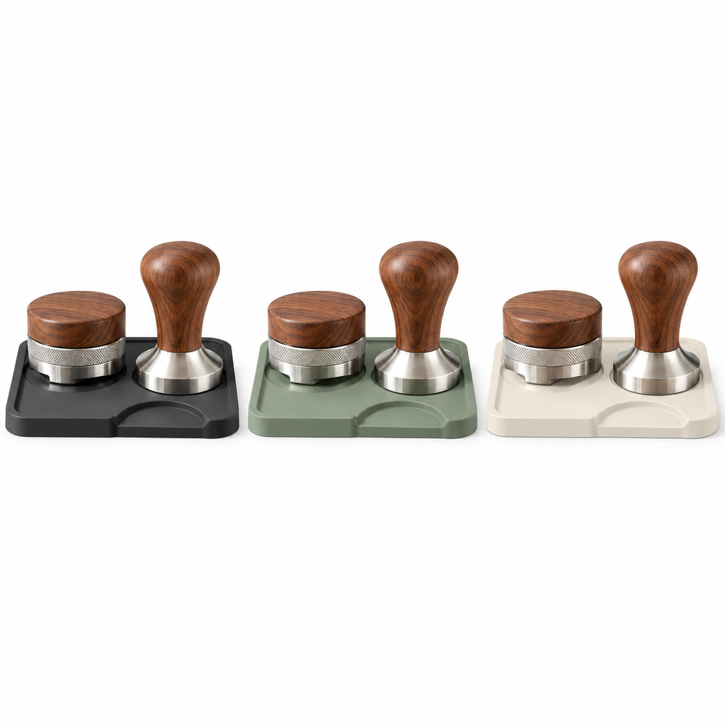 Tervinna Espresso Tamper and Distributor Set: three color options